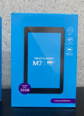 Tablet Multilaser M7s Plus Quad Core 32 Gb Preto